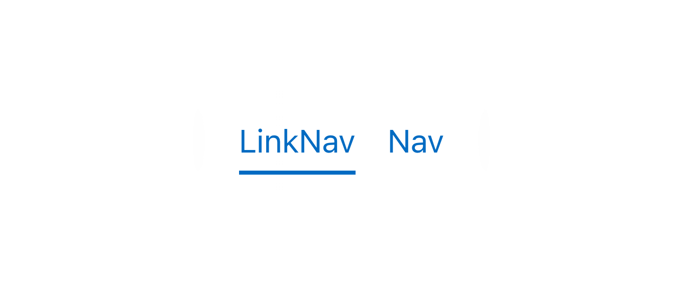 LinkNav component screenshot